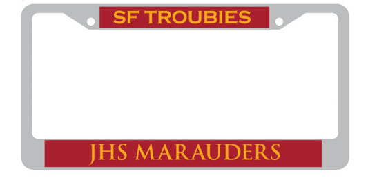 SFHS/JHS Chrome License Plate Frame
