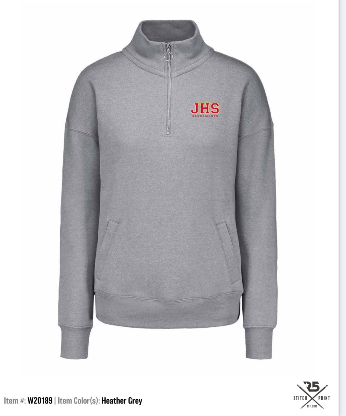 Women's Quarter-Zip Sweatshirt