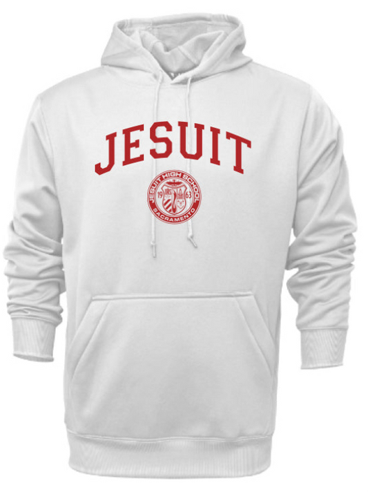 White Dri Fit Hoodie