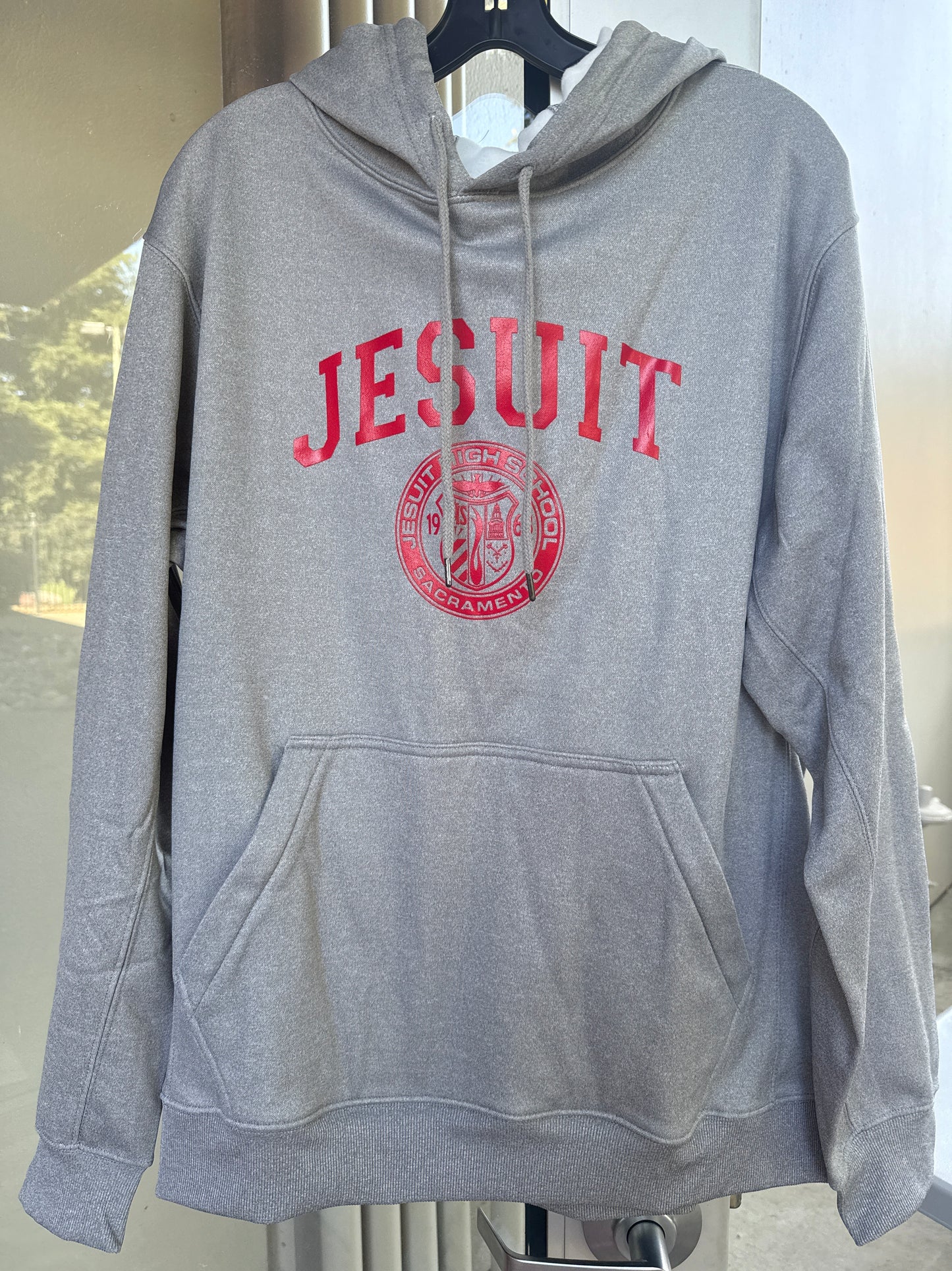 Grey Dri Fit Hoodie