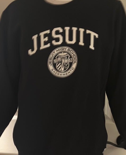 Classic Black Crewneck Sweatshirt